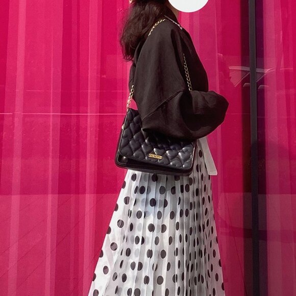 Chinese hanfu set of feijixiu and polka dot mamianqun - Picture 2 of 7